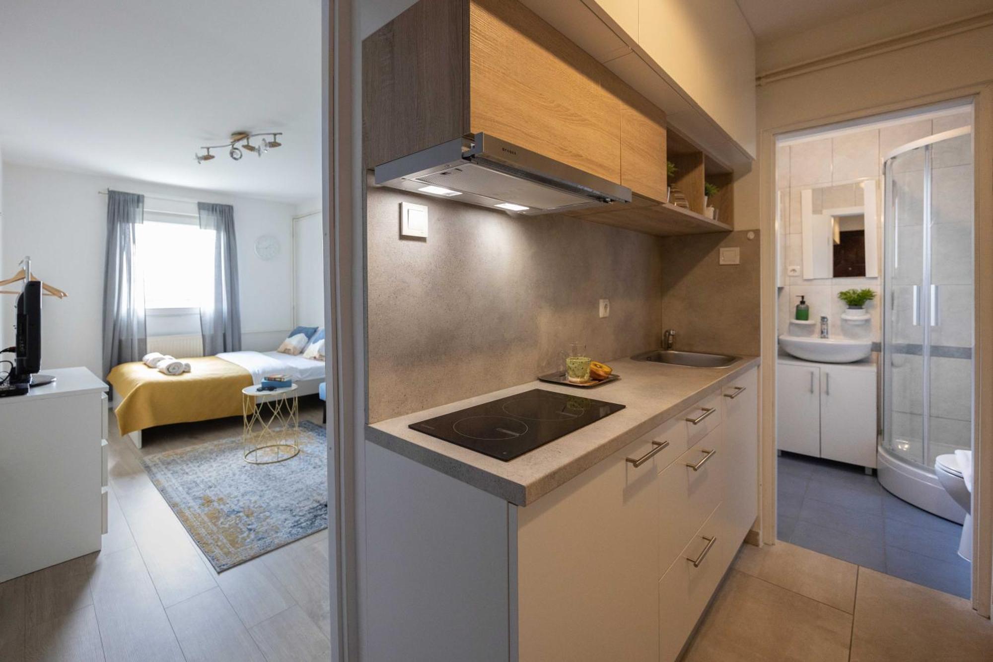 Bright And Modern Studio Near City Center Apartman Zágráb Kültér fotó